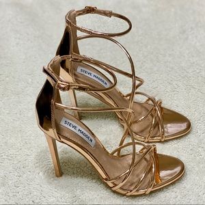 Steve Madden Rose Gold Heels 6.5M